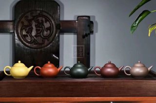 《五色土》綠泥，朱泥，紫泥，青灰泥，段泥純手工宜興紫砂壺茶具水平茶壺