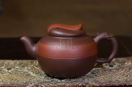 《雙色神龍》宜興紫砂壺名家工藝美術(shù)師純手工紫泥泡茶壺茶具套裝