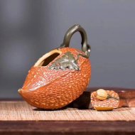 《金鈴子》宜興紫砂壺段泥高級工藝美術師手工茶壺茶具